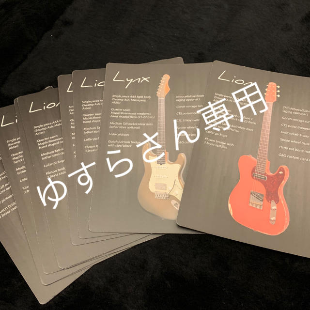 Shabat Guitars スペックシート 楽器の楽器 その他(その他)の商品写真