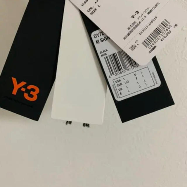 Y-3 ワイスリー 3ライン ロゴTシャツ