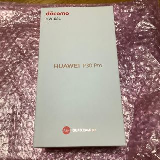 新品未開封huawei p30proブラック(スマートフォン本体)