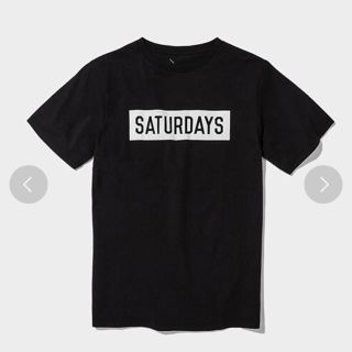 サタデーズサーフニューヨークシティー(SATURDAYS SURF NYC)の美品！Saturdays NYC ロゴTシャツ ボックスロゴ(Tシャツ/カットソー(半袖/袖なし))