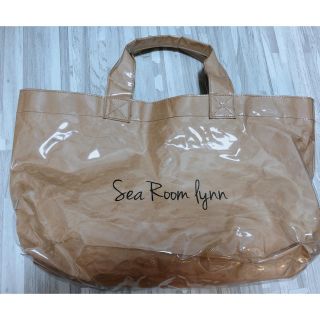 【未使用】SeaRoomLynn ペーパートートバッグ ベージュ ビニールバッグ