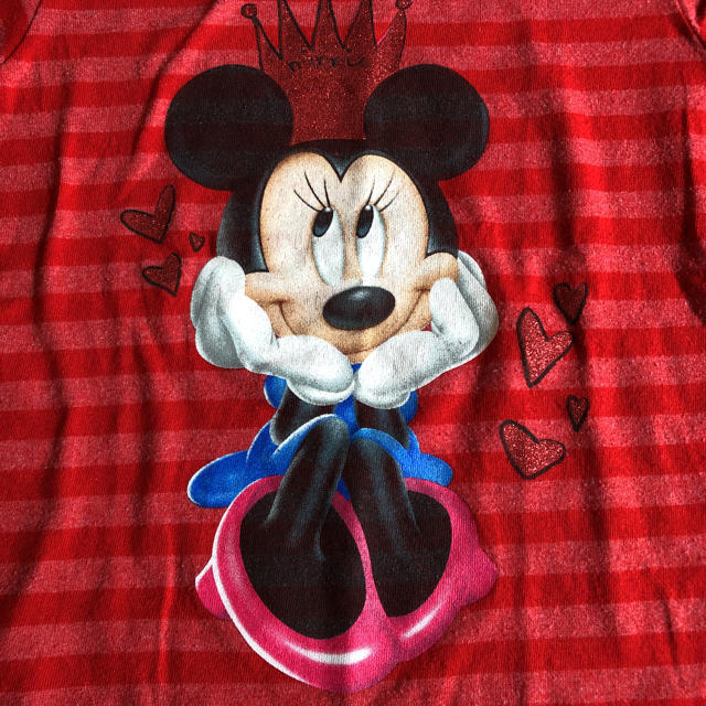 Disney(ディズニー)のディズニー ミニー Tシャツ キッズ/ベビー/マタニティのキッズ服女の子用(90cm~)(Tシャツ/カットソー)の商品写真