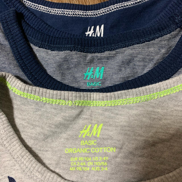 H&M(エイチアンドエム)のH&M⭐︎タンクトップ　三枚セット キッズ/ベビー/マタニティのキッズ服男の子用(90cm~)(Tシャツ/カットソー)の商品写真