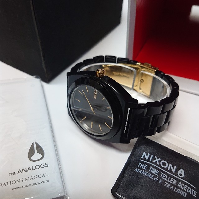 NIXON(ニクソン)のNIXON【THE TIME TELLER ACETA】ニクソン腕時計★稼働美品 レディースのファッション小物(腕時計)の商品写真