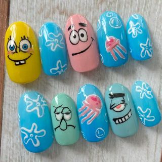 sponge bobnail(つけ爪/ネイルチップ)