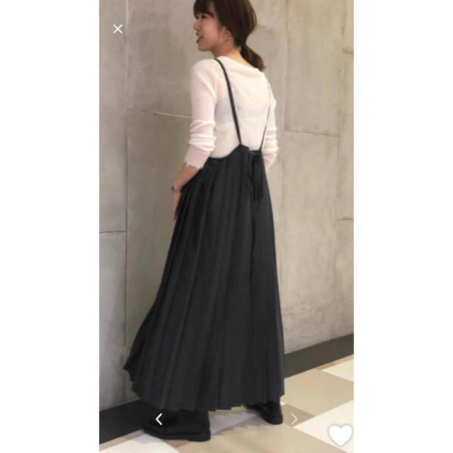 Curensology カレンソロジー 大人サロペットプリーツスカート