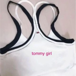 トミーガール(tommy girl)のtommy girl❤︎白キャミソール 新品(キャミソール)