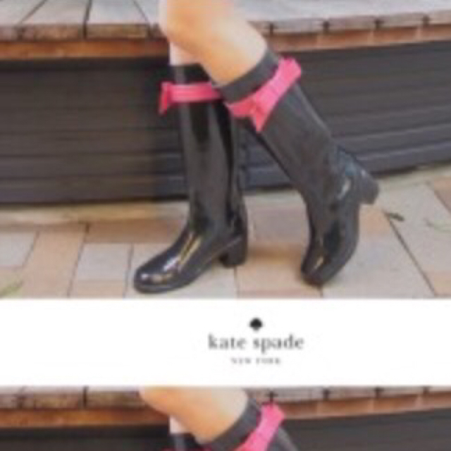 kate spade new york(ケイトスペードニューヨーク)のケイトスペード レインブーツ  レディースの靴/シューズ(レインブーツ/長靴)の商品写真