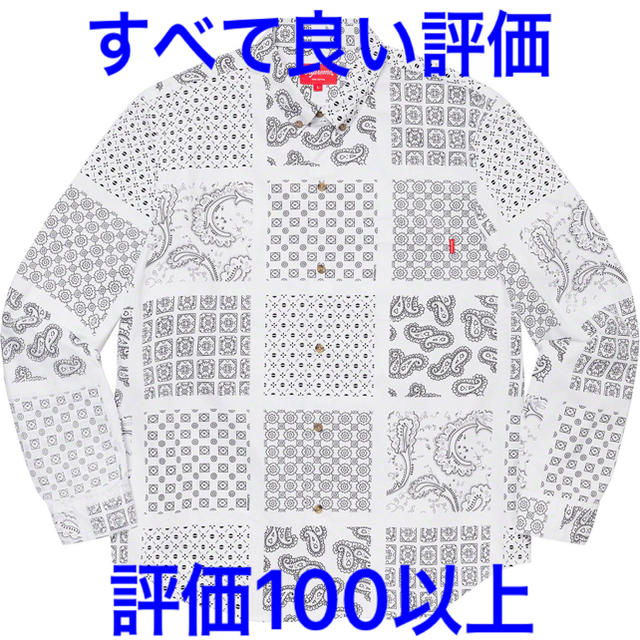 【完全未開封】Mサイズ／Paisley Grid Shirt【最安値】