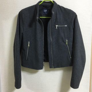 ギャップ(GAP)のGAP ウール ジャケット ライダース(ライダースジャケット)