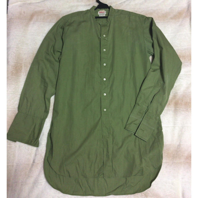 ☆未使用 alkit LTD シャツ 長袖シャツ カラー カーキー 緑☆ メンズのトップス(シャツ)の商品写真