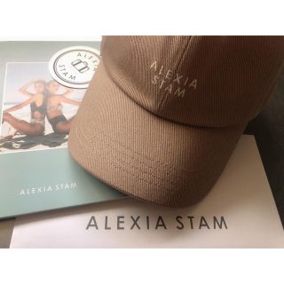 アリシアスタン(ALEXIA STAM)のアリシアスタン　キャップ　ベージュ(キャップ)