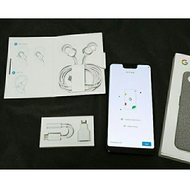 Softbank(ソフトバンク)の美品★Google Pixel 3 XL  128GB★ ブラック スマホ/家電/カメラのスマートフォン/携帯電話(スマートフォン本体)の商品写真