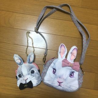 スイマー(SWIMMER)のウサギ　財布＋ショルダーバッグ(ショルダーバッグ)