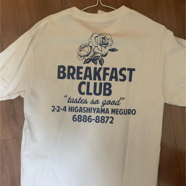 BEAMS(ビームス)のbreakfast club Tシャツ　M 白 メンズのトップス(Tシャツ/カットソー(半袖/袖なし))の商品写真