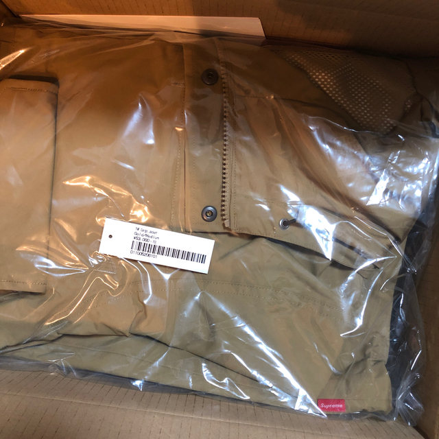 supreme the north face cargo jacket gold