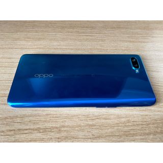 アンドロイド(ANDROID)のOPPO Reno A ブルー 128GB 楽天 中古品(スマートフォン本体)