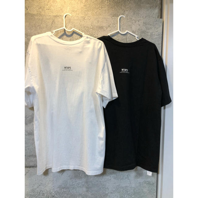 XL wtaps WTVUA Tシャツ 白 黒 2枚セット 1