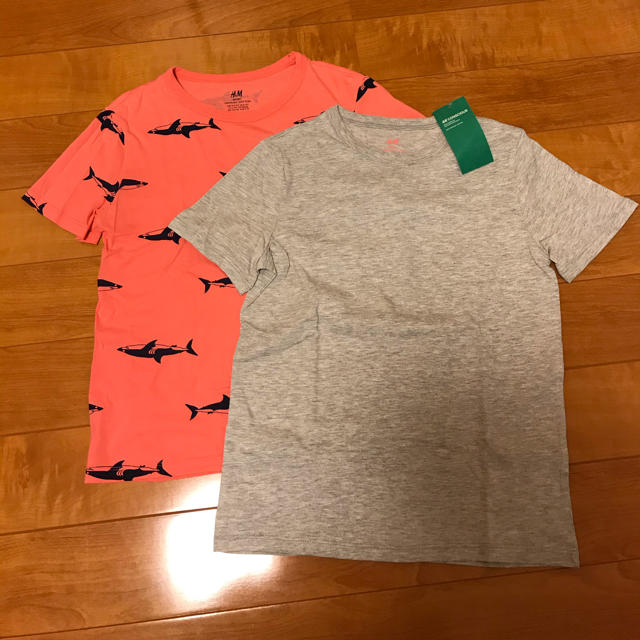 H&M(エイチアンドエム)のまめ様専用H&M KIDS半袖Tシャツピンクのみ134cm140cm キッズ/ベビー/マタニティのキッズ服男の子用(90cm~)(Tシャツ/カットソー)の商品写真