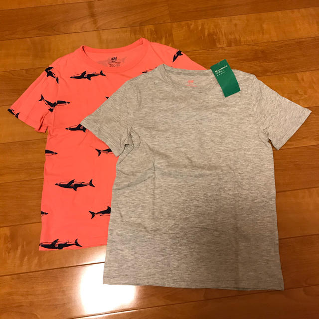 H&M(エイチアンドエム)のまめ様専用H&M KIDS半袖Tシャツピンクのみ134cm140cm キッズ/ベビー/マタニティのキッズ服男の子用(90cm~)(Tシャツ/カットソー)の商品写真