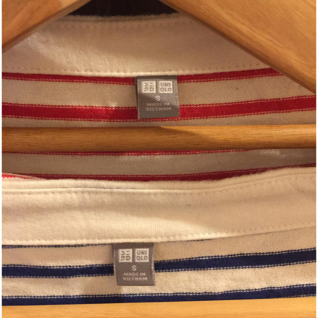 UNIQLO(ユニクロ)の☆ UNIQLO ☆ ボーダーボートネックＴ (七分袖) レディースのトップス(Tシャツ(長袖/七分))の商品写真