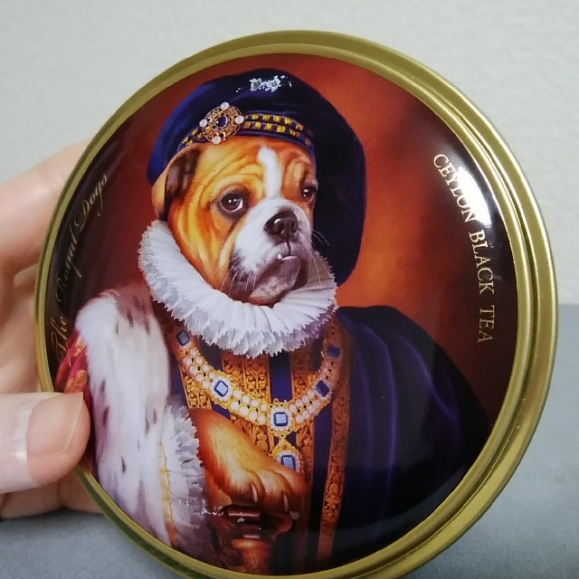 紅茶  缶入り  RICHARD the Royal  犬 食品/飲料/酒の飲料(茶)の商品写真