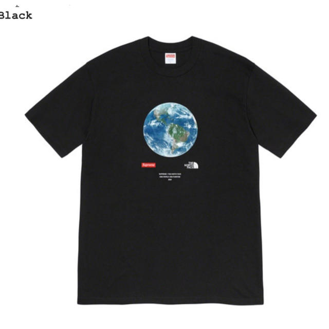 Supreme The North Face One World Tee S 黒