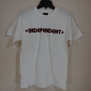 インディペンデント(INDEPENDENT)のINDEPENDENT インディペンデント/半袖Tシャツ/BAR CROSS/白(Tシャツ/カットソー(半袖/袖なし))