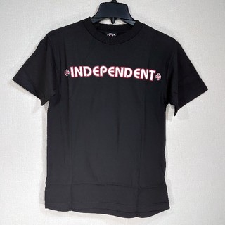 インディペンデント(INDEPENDENT)のINDEPENDENT インディペンデント/半袖Tシャツ/BAR CROSS/黒(Tシャツ/カットソー(半袖/袖なし))