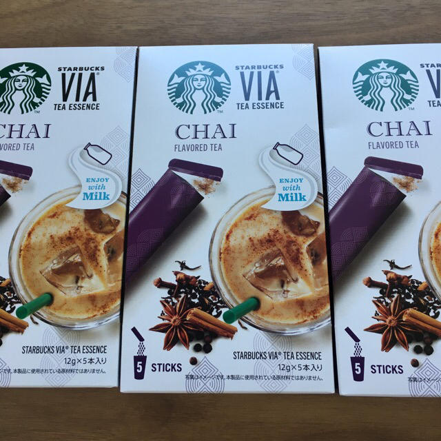 Starbucks Coffee(スターバックスコーヒー)のスターバックス VIA チャイ 3箱 食品/飲料/酒の飲料(コーヒー)の商品写真