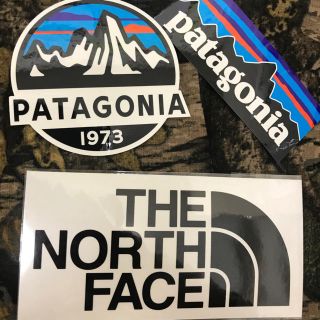 パタゴニア(patagonia)の★超特価★新品未使用　ノースフェイス&パタゴニア　切り文字　黒&スコープ&P6(その他)