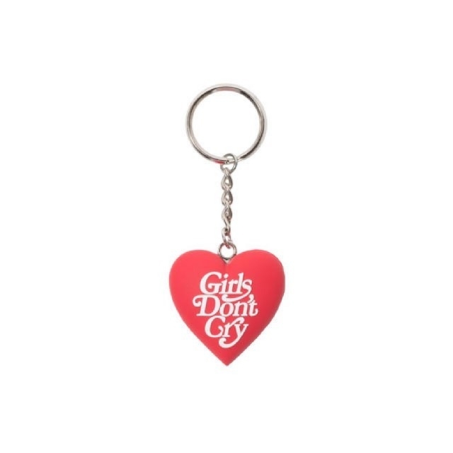 GDC(ジーディーシー)のGirls Don't Cry Heart Key Chain 赤 メンズのファッション小物(キーホルダー)の商品写真