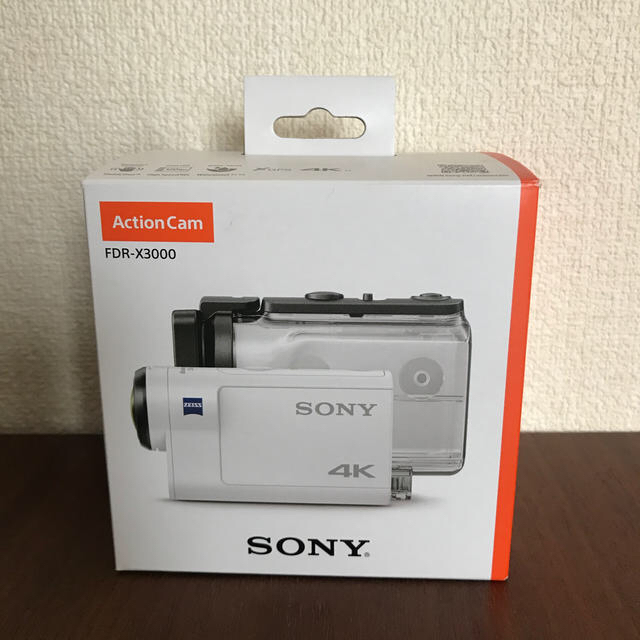 SONY(ソニー)のデジタル4Kビデオカメラレコーダー アクションカムFDR-X3000 スマホ/家電/カメラのカメラ(ビデオカメラ)の商品写真