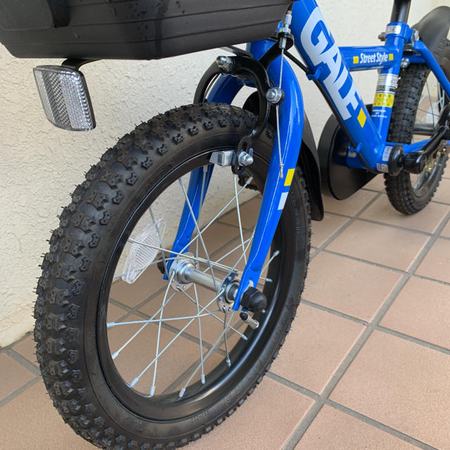GARE 自転車　14インチ　ブルー キッズ/ベビー/マタニティの外出/移動用品(自転車)の商品写真