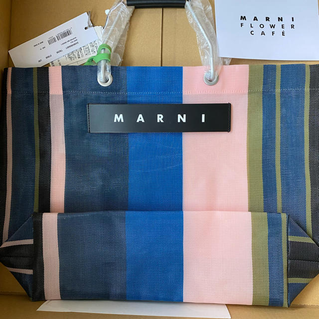 Marni - MARNI マルニ　ストライプバッグ　フラワーカフェ