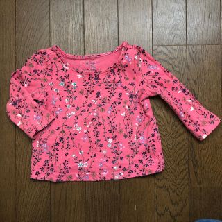 ベビーギャップ(babyGAP)のbabyGAP ボタニカル柄 長袖カットソー 70cm(シャツ/カットソー)