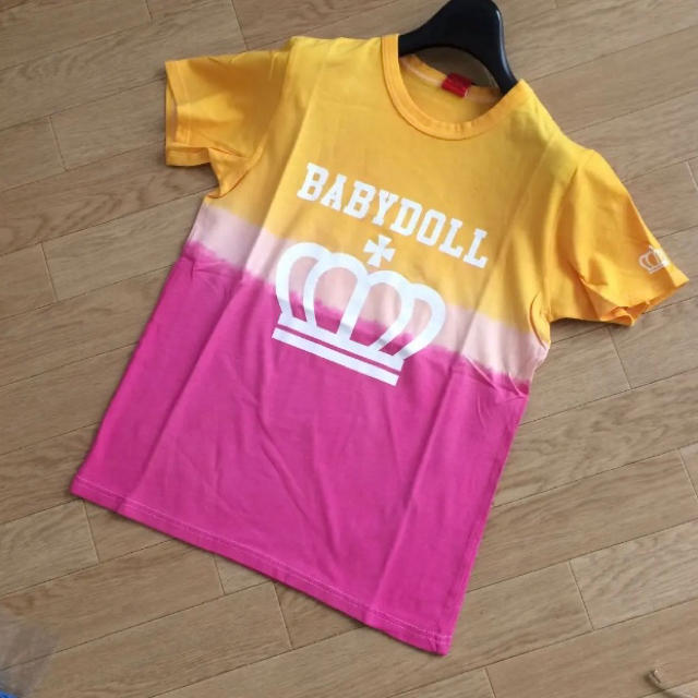 BABYDOLL(ベビードール)のベビードール BABYDOLL Tシャツ　男女兼用　S レディースのトップス(Tシャツ(半袖/袖なし))の商品写真