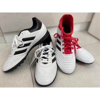 アディダス(adidas)のアディダス　フットサルシューズandスパイク24.5センチ　二足セット(シューズ)