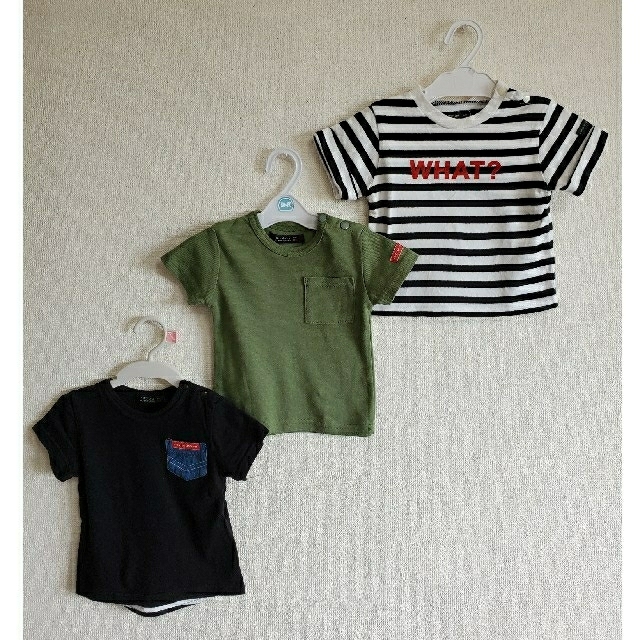 子供　半袖set キッズ/ベビー/マタニティのキッズ服男の子用(90cm~)(Tシャツ/カットソー)の商品写真