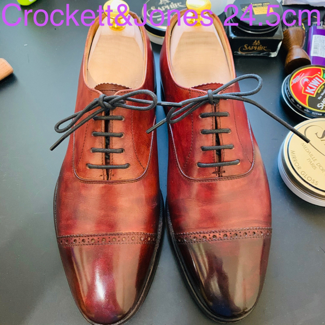 Crockett&Jones(クロケットアンドジョーンズ)のCrockett&Jones　ドレスシューズ　アンティーク メンズの靴/シューズ(ドレス/ビジネス)の商品写真