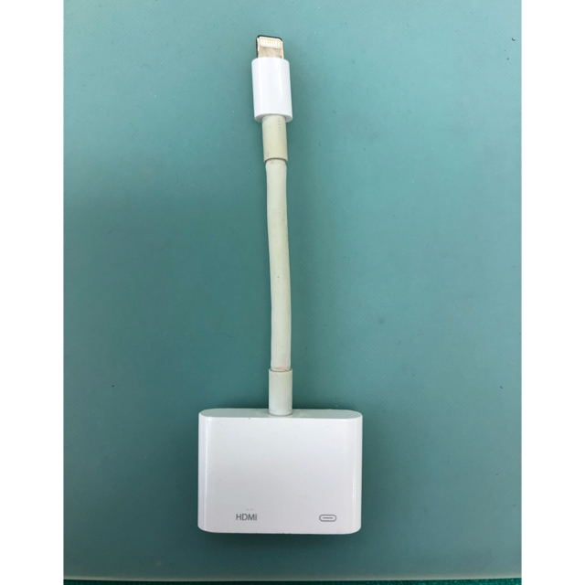 Apple(アップル)の純正品 Apple Lightning - Digital AVアダプタ スマホ/家電/カメラのテレビ/映像機器(映像用ケーブル)の商品写真