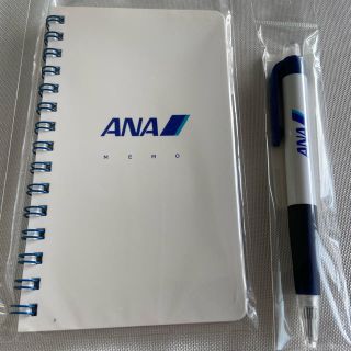 エーエヌエー(ゼンニッポンクウユ)(ANA(全日本空輸))のＡＮＡノートとボールペン(ペン/マーカー)