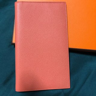 エルメス(Hermes)のエルメス　手帳カバー　サーモンピンク　フラミンゴ　ヴィジョン(その他)