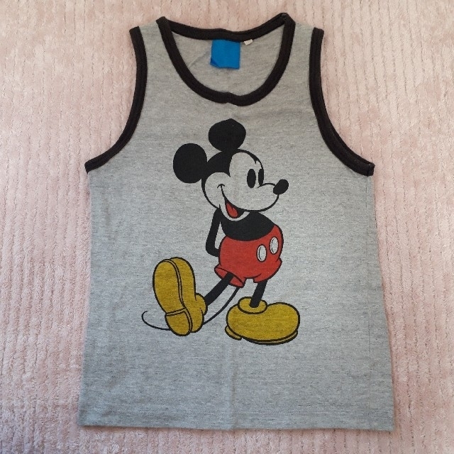 Disney(ディズニー)のミッキーマウスノースリーブ 120cm キッズ/ベビー/マタニティのキッズ服男の子用(90cm~)(Tシャツ/カットソー)の商品写真