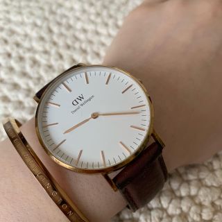 ダニエルウェリントン(Daniel Wellington)の ダニエル・ウェリントン36mm腕時計+バングル　セット(腕時計)