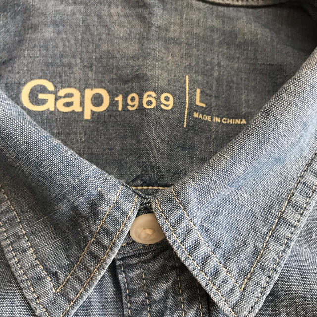 GAP(ギャップ)のgap 長袖シャツ　Ｌサイズ メンズのトップス(シャツ)の商品写真