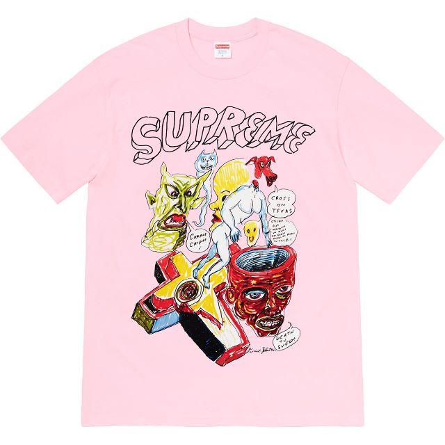Supreme(シュプリーム)の込み Supreme Daniel Johnston TEE ピンク L メンズのトップス(Tシャツ/カットソー(半袖/袖なし))の商品写真