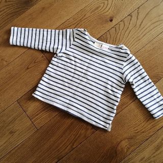 ザラキッズ(ZARA KIDS)のzarababy ロンT ボーダーカットソー(シャツ/カットソー)