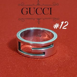 グッチ(Gucci)の【期間限定】GUCCI グッチ ブランデッドカットアウトGリング #12(リング(指輪))