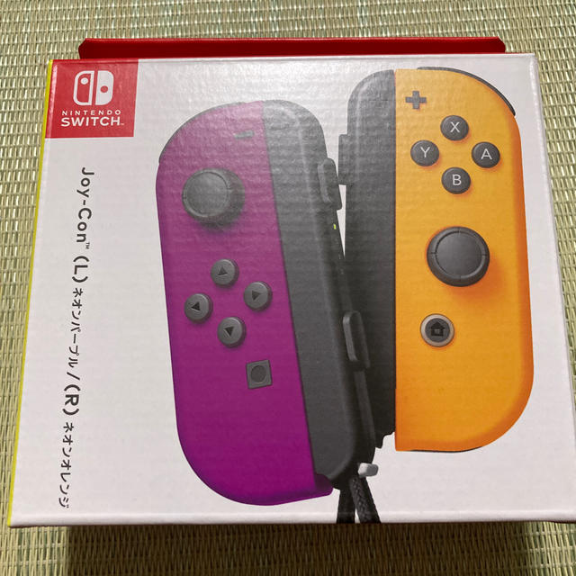 未使用　Nintendo JOY-CON ネオンパープル/ネオンオレンジ